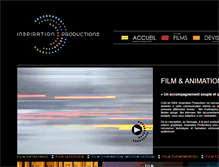 Tablet Screenshot of inspiration-productions.com